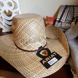 Ariat western straw hat